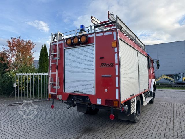 Box truck MERCEDES-BENZ 1222 AF 4x4 ALLRAD/Feuerwehr /Pumpe