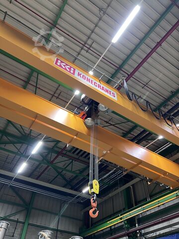 Double girder 18,800 mm x 20 tons Konecranes Dubbelligger Bovenloopkraan