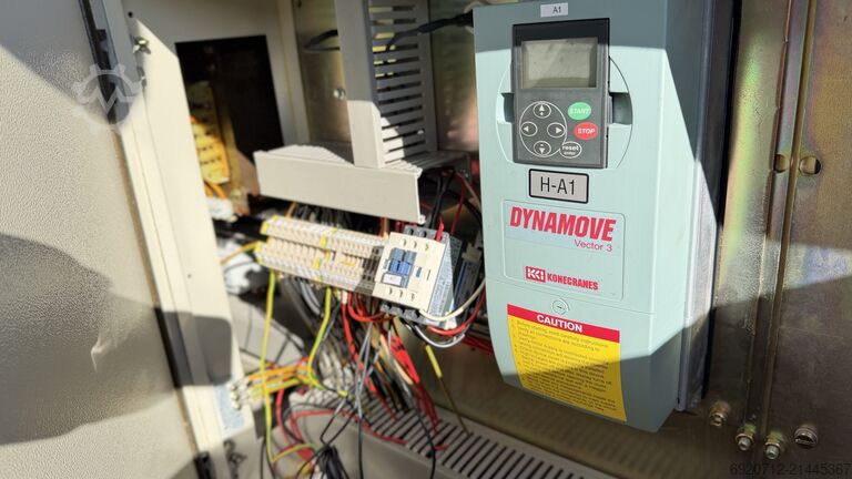 Double girder 18,800 mm x 20 tons Konecranes Dubbelligger Bovenloopkraan