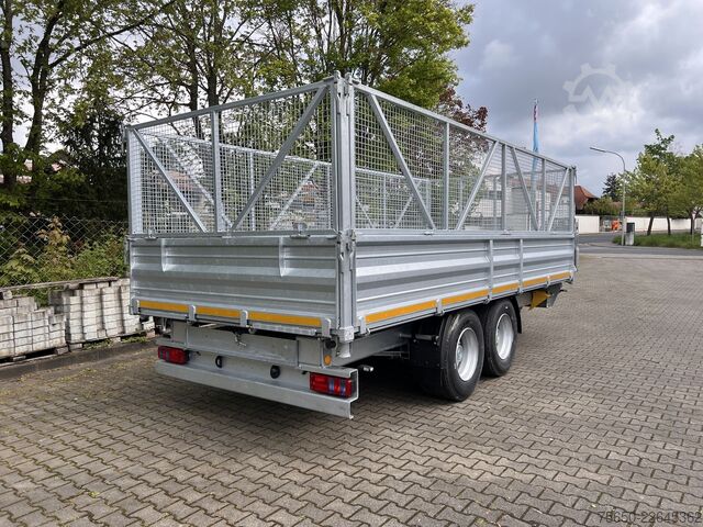 Tipper trailer Möslein TTD 14  5,70 m  14 t Tandem- Kipper Tieflader 5,70 m lang, Breite Reifen-- Neufahrzeug --