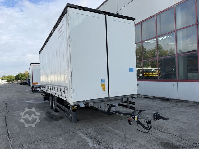 Open trailer with tarp Möslein TPW 105 D  Tandem- Planenanhänger