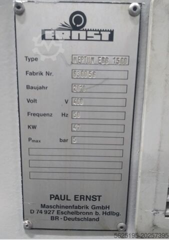 Sheet metal deburring machine Ernst NEPTUN EBB1500