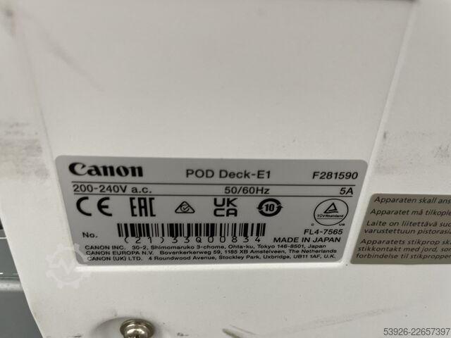 Druckmaschinenzubehör / Peripheriegeräte Canon POD Deck-E1