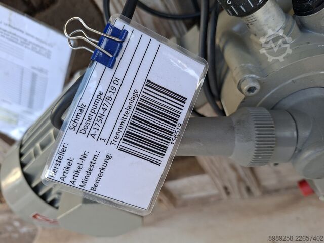 Kolbendosierpumpe Schmalz A-175N-47/B-19 DI