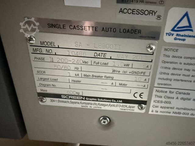 Belichter SCREEN GA PT-R 8600 E