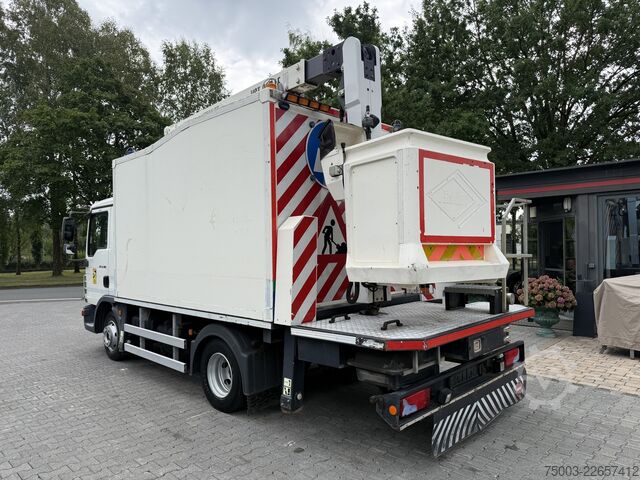 Lkw-Arbeitsbühne MAN TGL 12.180 Koffer mit Ruthmann Versalift 14.90m