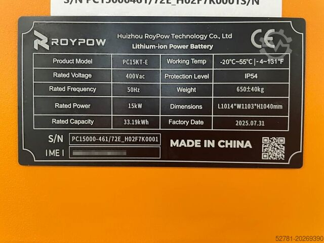 Generator set  Mobile energy storage - 15kW - 33kWH - DPX-50501