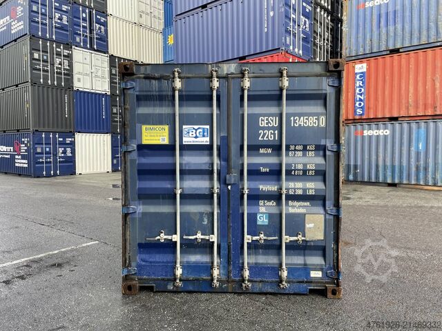 Closed steel container Other 20 Fuß Lagercontainer mit Lüftungsgitter