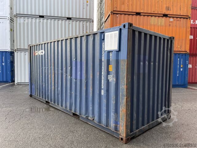 Closed steel container Other 20 Fuß Lagercontainer mit Lüftungsgitter