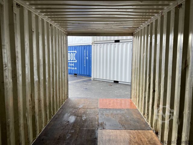 Closed steel container Other 20 Fuß Lagercontainer mit Lüftungsgitter