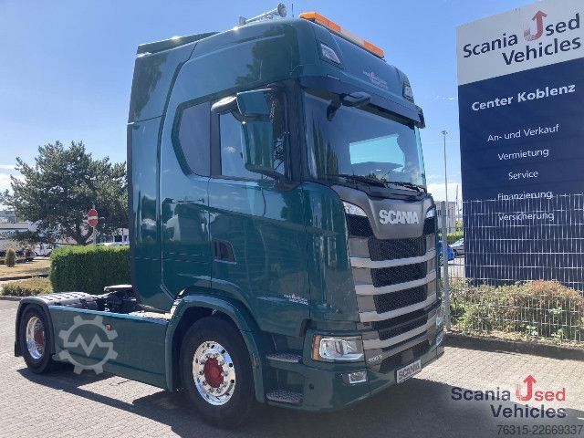 Standard tractor unit Scania S 500 NA - HIGHLINE - ALCOA - LEATHER -