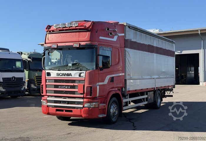 LKW mit Pritsche & Plane Scania R164LB 4x2 Plane/HB / Swiss-Vehicle