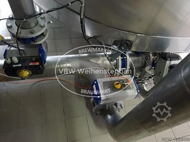 Low-pressure cooking whirlpool-wort kettle system with external boiler GBT GmbH 