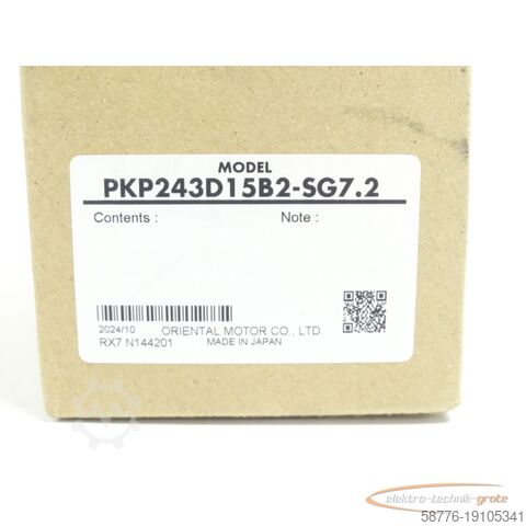 Control unit  Orientalmotor PKP243D15B2-SG7.2 Schrittmotor SN:RX7N144201 - ! -