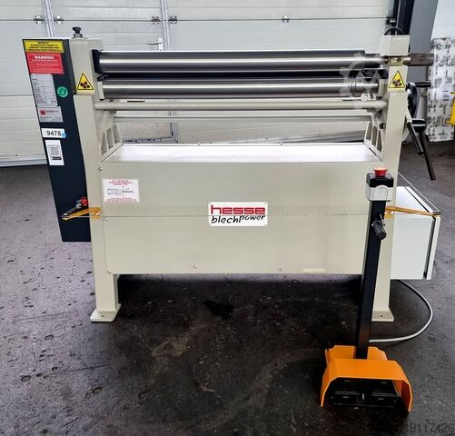 Blechrundbiegemaschine - 3 Walzen HESSE by ISITAN RM 1050 x 90