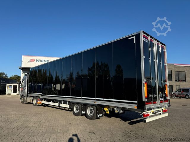 Box semitrailer TALSON TGG TAL 12/18 Mega Kofferauflieger 99m³