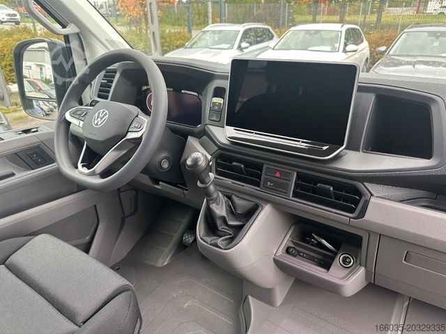 Pritschenwagen VOLKSWAGEN Crafter 35 Doka Facelift L4 LR 7 Sitze GRA LED