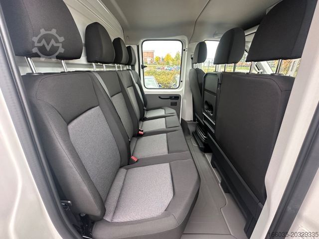 Pritschenwagen VOLKSWAGEN Crafter 35 Doka Facelift L4 LR 7 Sitze GRA LED