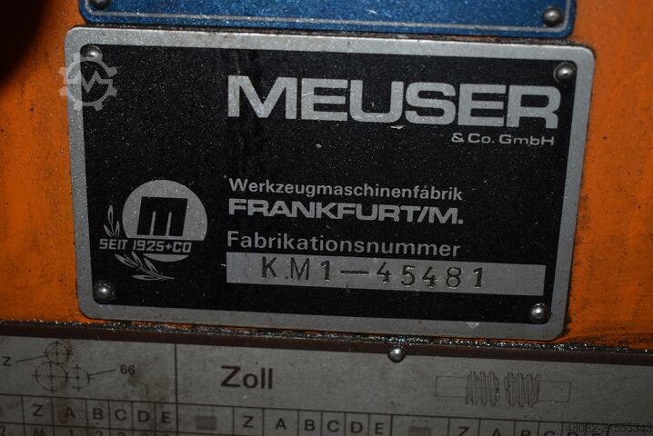 Center lathe Meuser KM1/185