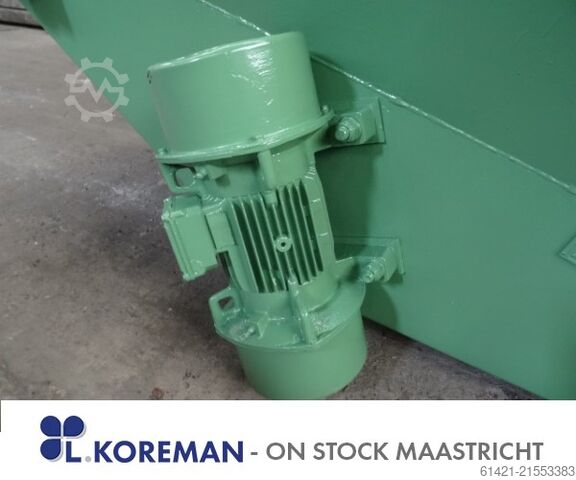 Schwingrinne Jöst 3500-1300 FUF Test Vibrating Chute Jöst 3500-1300 FUF