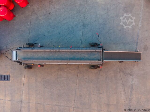 Telescopic belt conveyor Net Konveyor 600 x 16000 mm