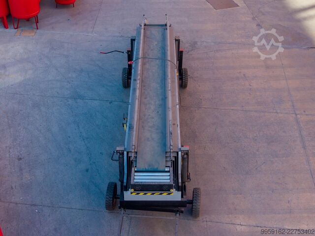 Telescopic belt conveyor Net Konveyor 600 x 16000 mm