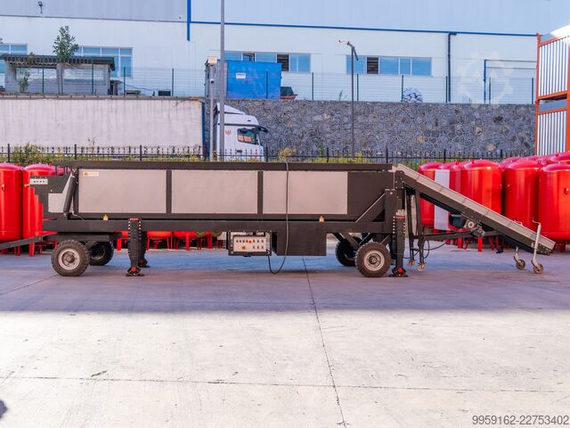 Telescopic belt conveyor Net Konveyor 600 x 16000 mm