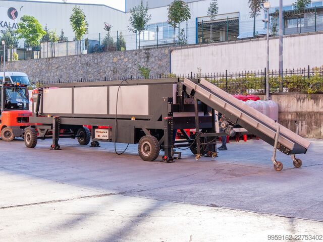 Telescopic belt conveyor Net Konveyor 600 x 16000 mm