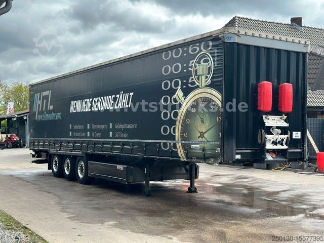 Open semitrailer with tarp KRONE SD Pritsche + Plane, Ladebordwand,Edscha-Verdeck