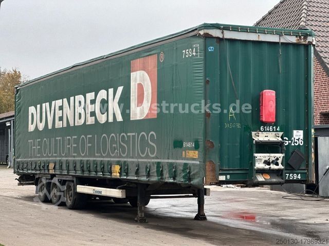Open semitrailer with tarp KRONE SD Pritsche + Plane Edscha-Verdeck