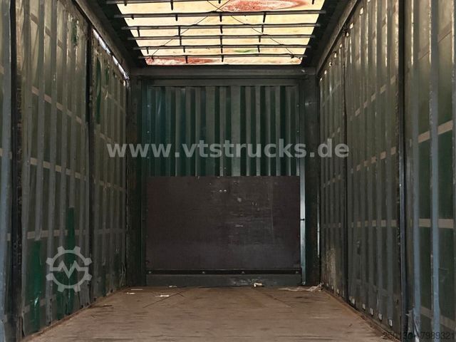 Open semitrailer with tarp KRONE SD Pritsche + Plane Edscha-Verdeck