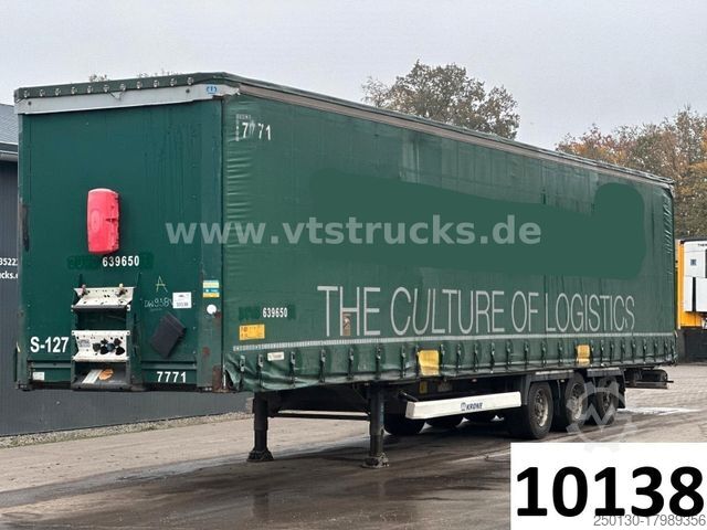 Open semitrailer with tarp KRONE SD Pritsche + Plane Edscha-Verdeck