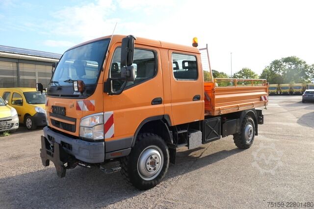 Pritschenwagen mitsubishi Pfau Rexter A 8000 4x4 DoKa AHK KLIMA Vorbaukehrmaschine