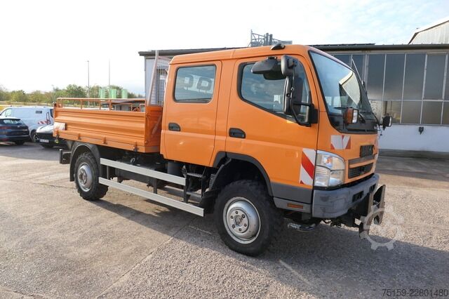 Pritschenwagen mitsubishi Pfau Rexter A 8000 4x4 DoKa AHK KLIMA Vorbaukehrmaschine
