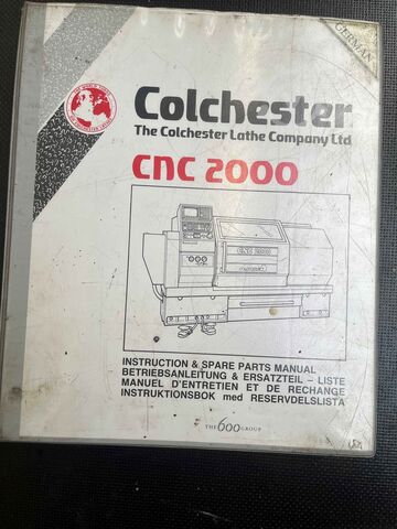 Leit-/Zugspindeldrehmaschine Colchester CNC2000