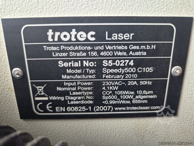Graviermaschine Trotec Speedy 500