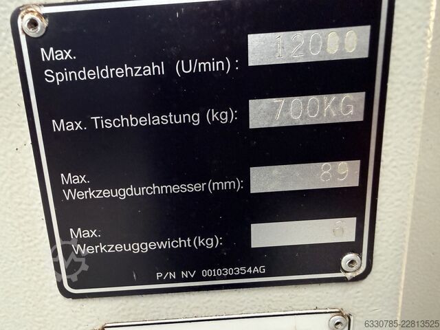 Vertikales Bearbeitungszentrum Bridgeport GX 600