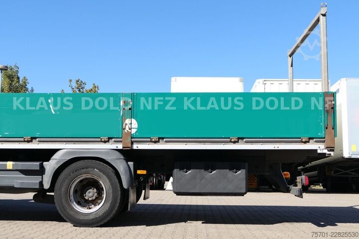 Flatbed truck MERCEDES-BENZ Atego 1527 Pritsche Bordwände Euro 6