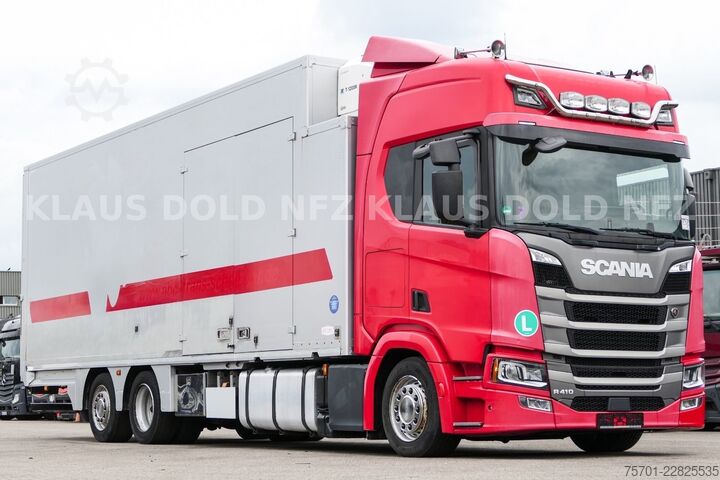 Car carrier truck SCANIA R 410 Autotransp. Retarder Lift-/Lenkachse Euro6