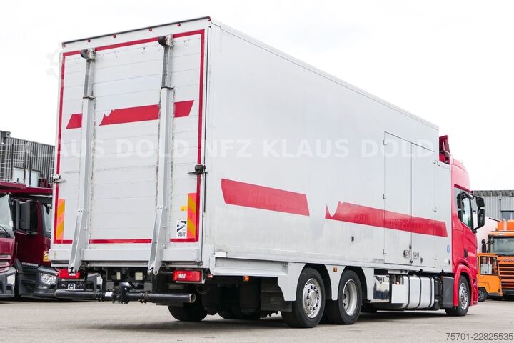 Car carrier truck SCANIA R 410 Autotransp. Retarder Lift-/Lenkachse Euro6