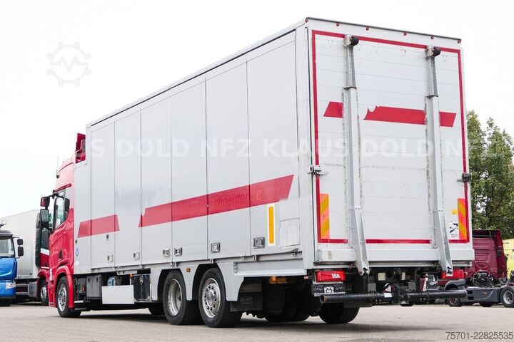 Car carrier truck SCANIA R 410 Autotransp. Retarder Lift-/Lenkachse Euro6