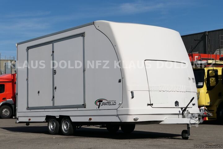 Car carrier trailer TURATELLO TR S 202 geschlossener Autotransporter