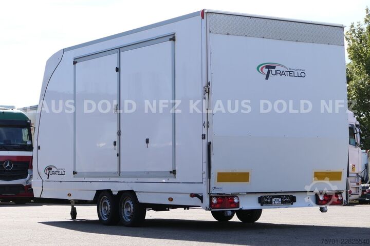 Car carrier trailer TURATELLO TR S 202 geschlossener Autotransporter