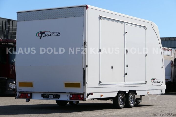 Car carrier trailer TURATELLO TR S 202 geschlossener Autotransporter