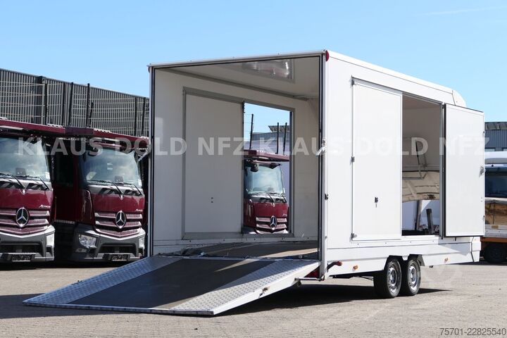 Car carrier trailer TURATELLO TR S 202 geschlossener Autotransporter