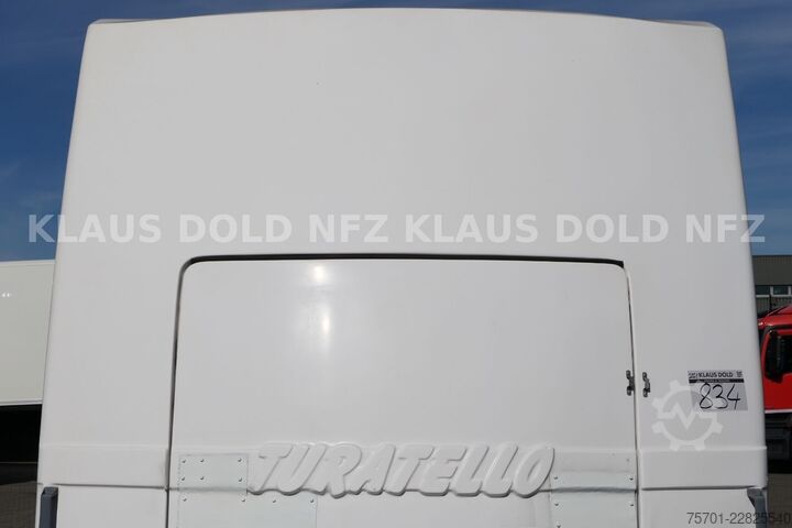 Car carrier trailer TURATELLO TR S 202 geschlossener Autotransporter