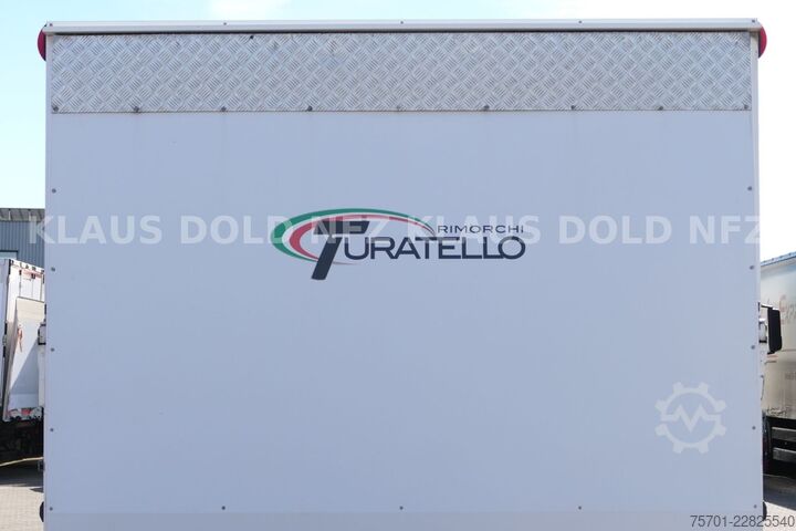Car carrier trailer TURATELLO TR S 202 geschlossener Autotransporter
