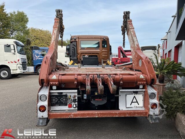 Skip truck MAN TGS 26.470 6x2/4*Gergen Teleskop*234 TKM*Leder*