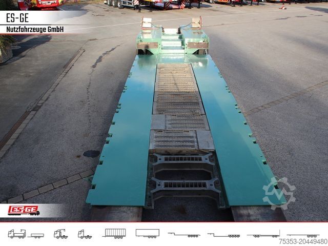 Tieflader-Sattelauflieger GOLDHOFER 3-Achs-Tiefbett 3x12 t