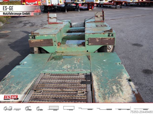 Tieflader-Sattelauflieger GOLDHOFER 3-Achs-Tiefbett 3x12 t